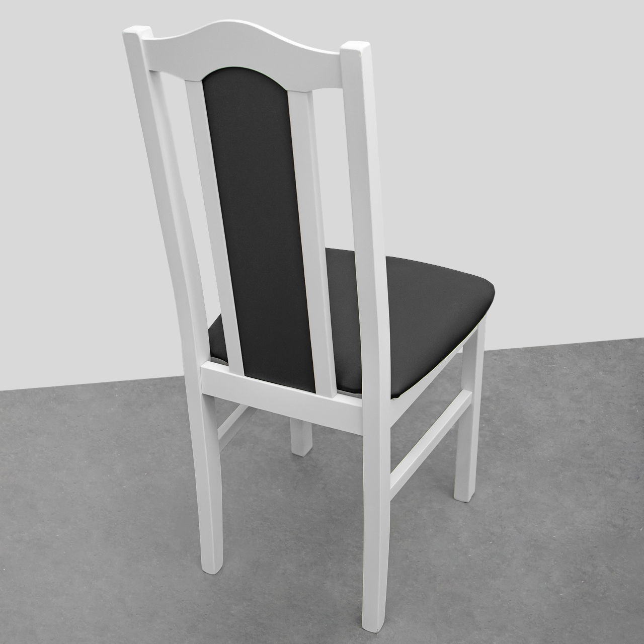 Białe krzesło tapicerowane do jadalni DK2 biały (30x) WYPRZEDAŻ
