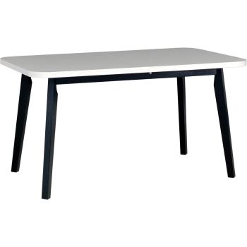 Stół OSLO 6 80x140/180 biały laminat / czarny