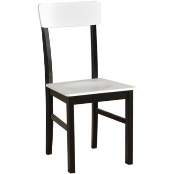 Krzesło LEO 1D czarny / biały 